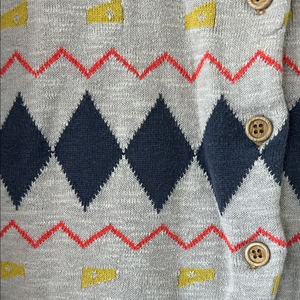 Rütme Multicolor Geometric Cardigan - Picture 4 of 10